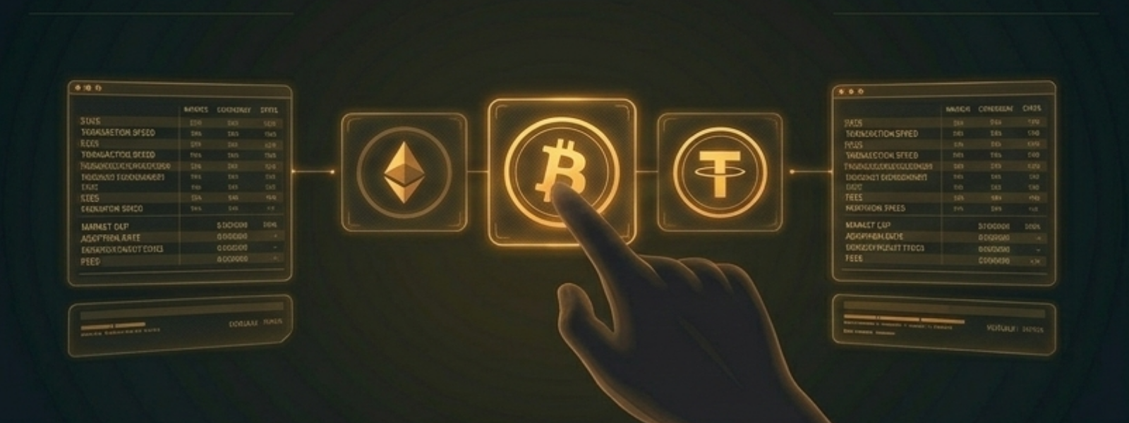 Bitcoin, Ethereum, or USDT