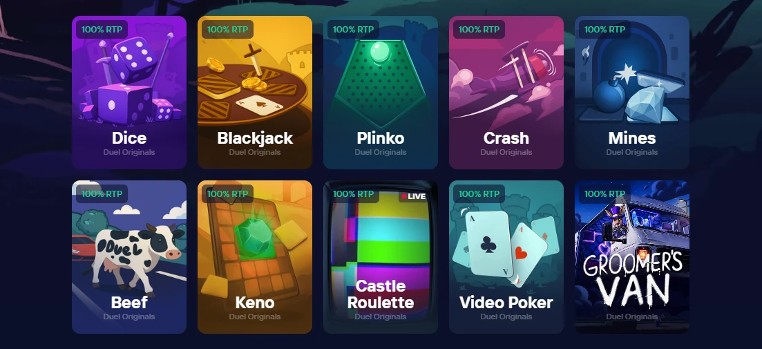 High-RTP Slots at Duel Casino
