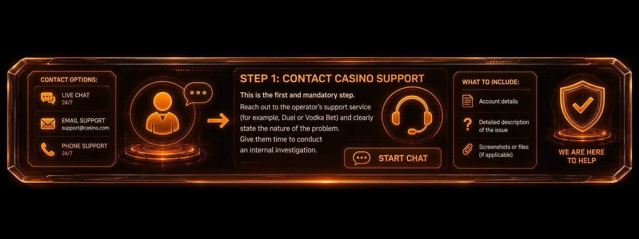 1 - Open the casino cashier and choose Crypto