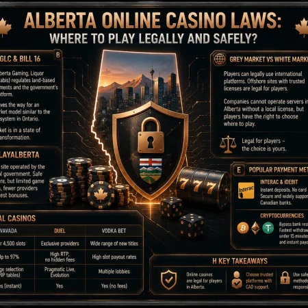 Alberta Online Casino Laws 2026: Where to Play Legally and Safely?