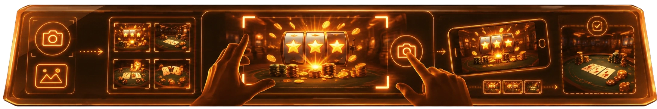 1 - Open the casino cashier and choose Crypto