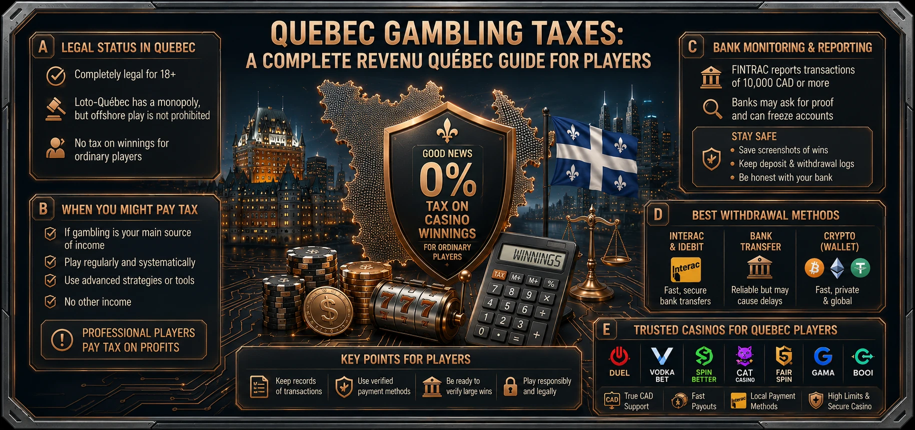 Clearing No Deposit Offer Wagering in Canada Quebec Gambling Taxes for Users
